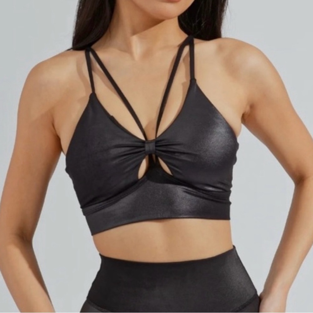 BuffBunny Black Strappy Bralette